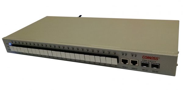 24-Port POF Ethernet Switch, OptoLock, RJ45, SFP Ports-6893