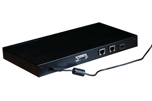 8-Port POF Ethernet Switch, Gigabit Capability, OptoLock and RJ45 Ports-7414
