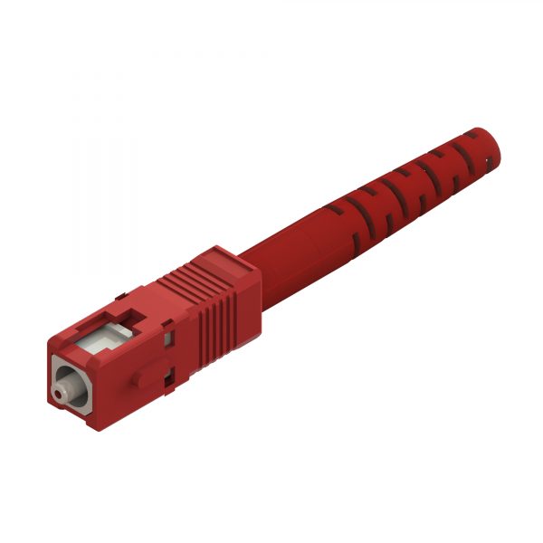 Connector, SC Simplex, Light-Seal®, Red-6185