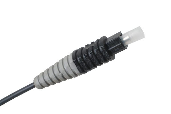 TOSLink F05 Connector, 1.0mm x 2.2mm POF, Light-Seal®, With Strain Relief-2833