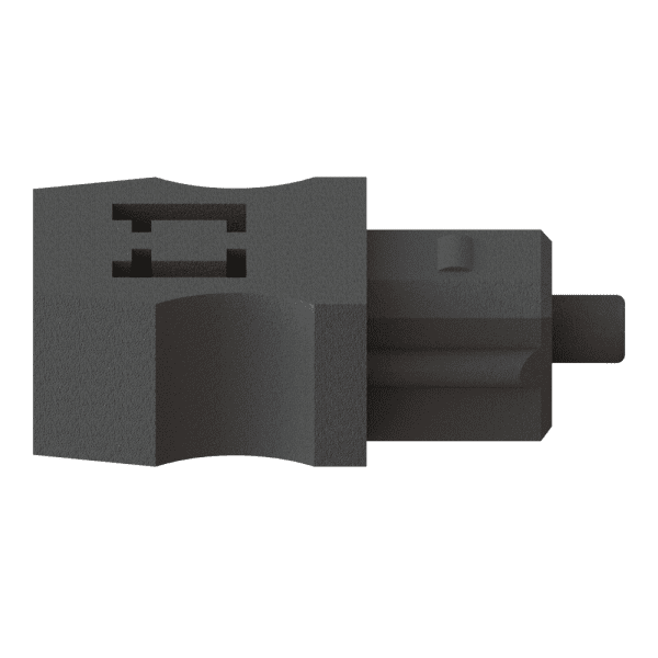 TOSLink F05 Connector, 1.0mm x 2.2mm POF, Hot Plate Termination-8605
