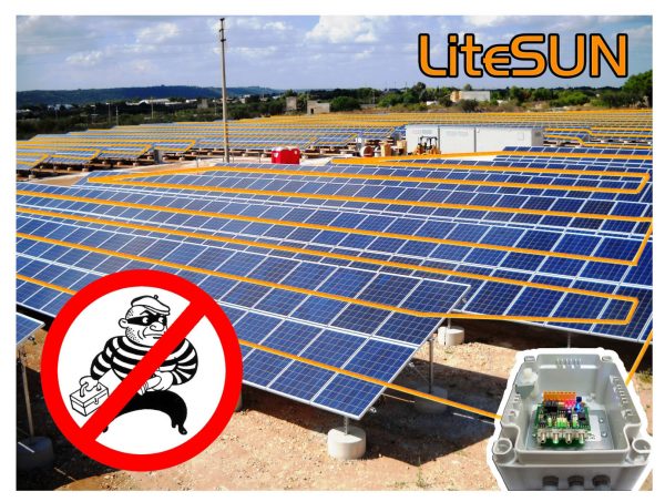 LiteSUN Solar Panel Security Alarm System, 300 Meter Maximum POF Loop-5004