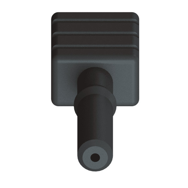 RedLink® Simplex Friction Connector, 1.0mm x 2.2mm, Versatile Link Compatible, Black, Clamshell Retention-8460