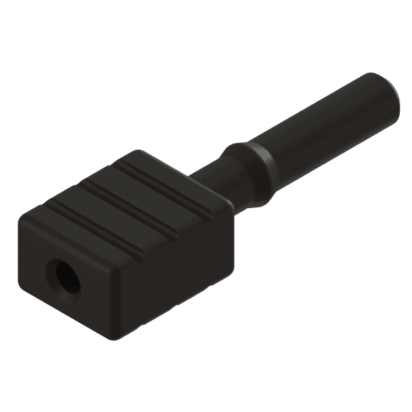RedLink® Simplex Friction Connector, 1.0mm x 2.2mm, Versatile Link Compatible, Black, Clamshell Retention-8459