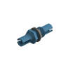 Bulkhead Coupler, Versatile link, AVAGO, Blue friction-0