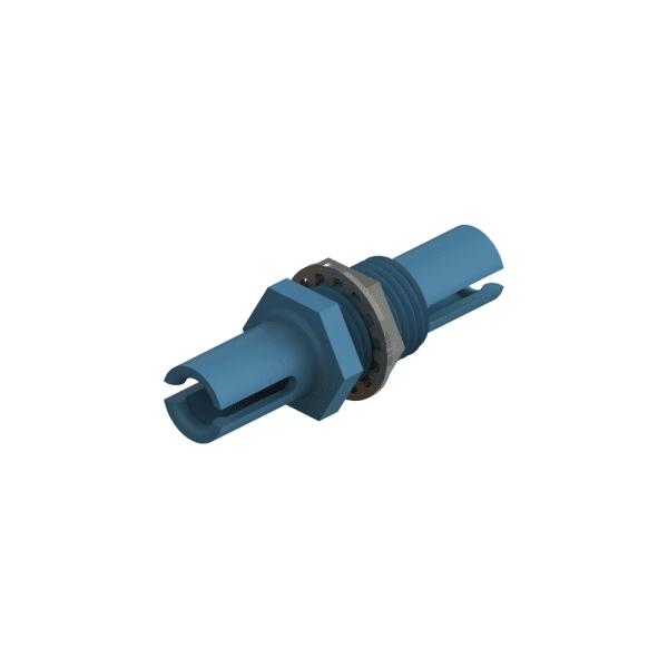 Bulkhead Coupler, Versatile link, AVAGO, Blue friction-0
