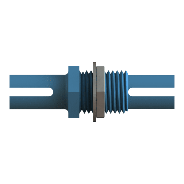 Bulkhead Coupler, Versatile link, AVAGO, Blue friction-8744