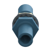 Bulkhead Coupler, Versatile link, AVAGO, Blue friction-8745