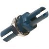 Bulkhead Coupler, Versatile link, AVAGO, Blue friction-3955