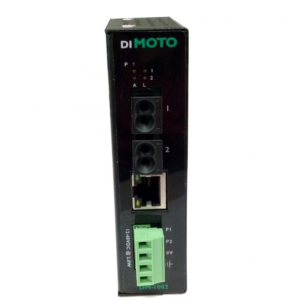 Ethernet Media Converter, 2 Port, Industrial-Grade, Copper to POF, OptoLock® Connectors-6874