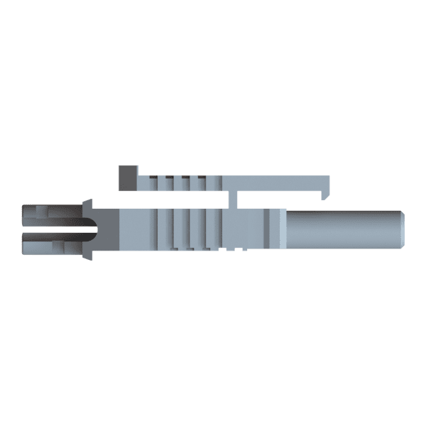 Versatile Link Duplex Latching Connector, Gray-8467