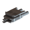 Versatile Link Duplex Latching Connector, Gray-8469