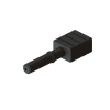 Versatile Link Simplex Friction Connector, Clamshell Construction, Black-0