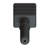 Versatile Link Simplex Friction Connector, Clamshell Construction, Black-8456