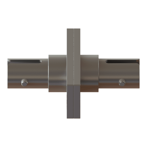 ST bulkhead flanged adapter, multi-mode ST connector to ST connector-8778