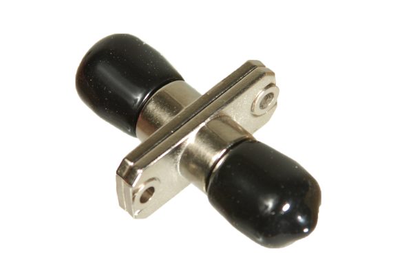 ST bulkhead flanged adapter, multi-mode ST connector to ST connector-4737