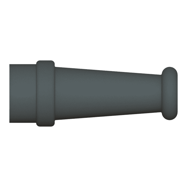 Strain relief, SMA BLK 6 mm cable, Nut retention design-8676