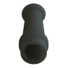 Strain relief, SMA BLK 6 mm cable, Nut retention design-8678