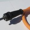 Strain relief, SMA BLK 6 mm cable, Nut retention design-2101