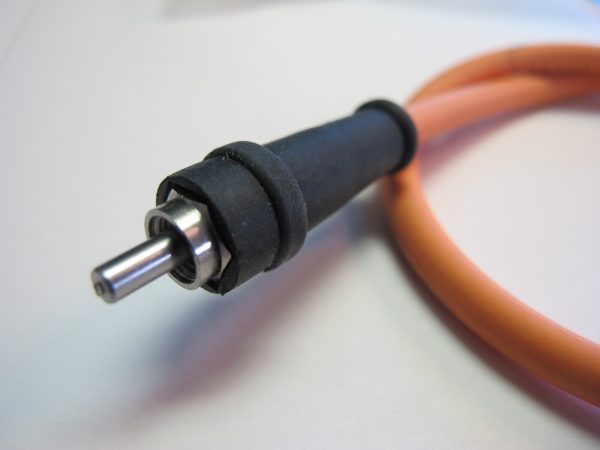 Strain relief, SMA BLK 6 mm cable, Nut retention design-2099