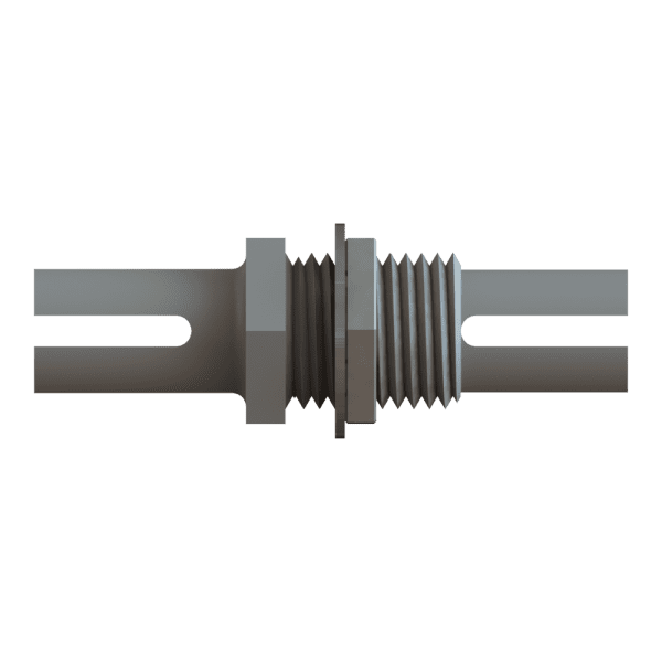 Bulkhead Coupler, Versatile link, AVAGO, Grey friction-8742
