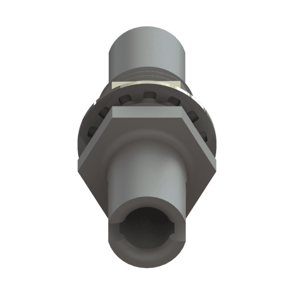 Bulkhead Coupler, Versatile link, AVAGO, Grey friction-8741