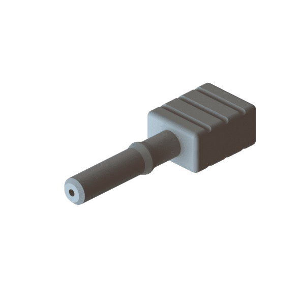 Versatile Link Simplex Friction Connector, Clamshell Construction, Grey-0