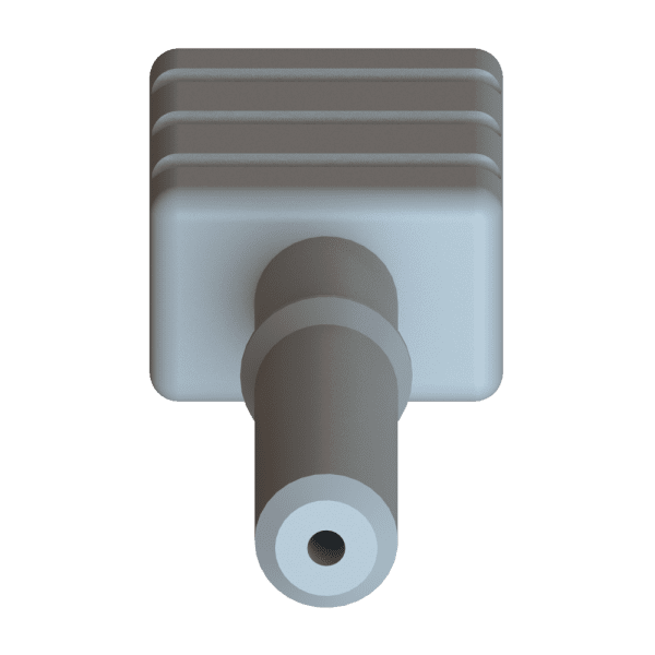 Versatile Link Simplex Friction Connector, Clamshell Construction, Grey-8475
