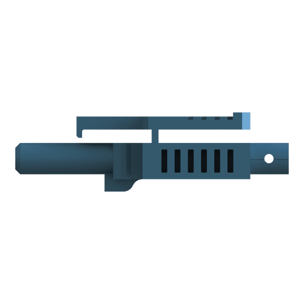 RedLink® Simplex Latching Connector, 1.0mm x 2.2mm, Versatile Link Compatible, Blue-8894