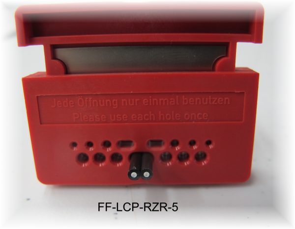 POF Razor Cutting tool, 1mm to Duplex 2.2mm x 4.4mm, Low Loss Cutting.-3603