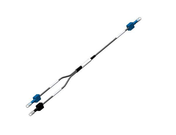 Splitter, 1 X 2 Legs, Versatile Link HFBR-4531z/4533z Connectors, 1 Meter Total, 50 cm Legs-0