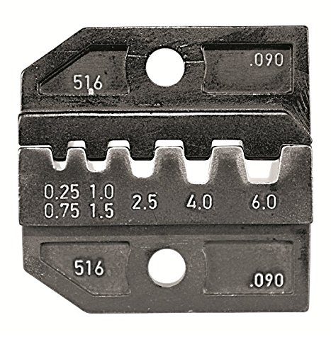 Crimp Die Set, crimp system tools for insulated and non-insulated ferrules (end sleeves) AWG 23-10 (similar to 0.25 - 6mm2),-0