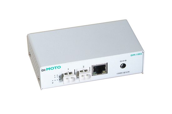 Ethernet Media Converter, 2 Port, Industrial-Grade, Copper to POF, OptoLock® Connectors-6914
