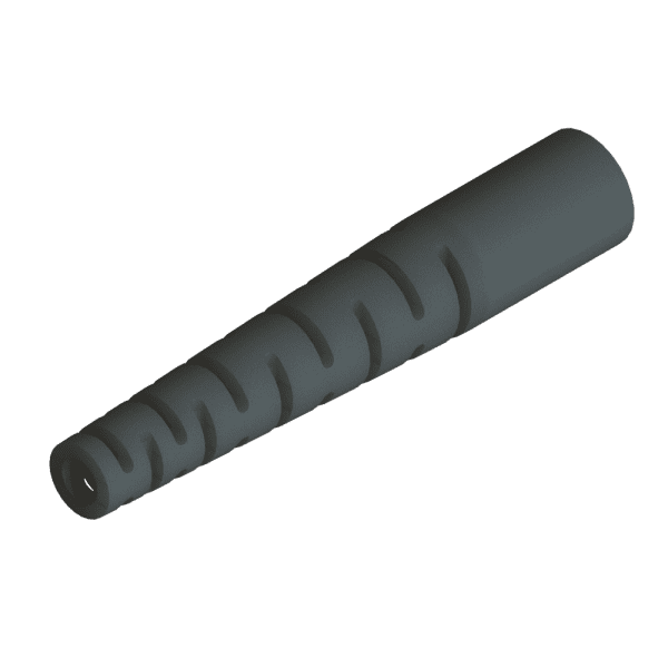 Strain Relief, 5.4mm I.D., Black-8703
