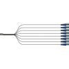 Splitter, 1 X 8 Legs, Versatile Link HFBR-4503z/4513z Connectors, 1 Meter Total, 0.5 Meter Legs-8919