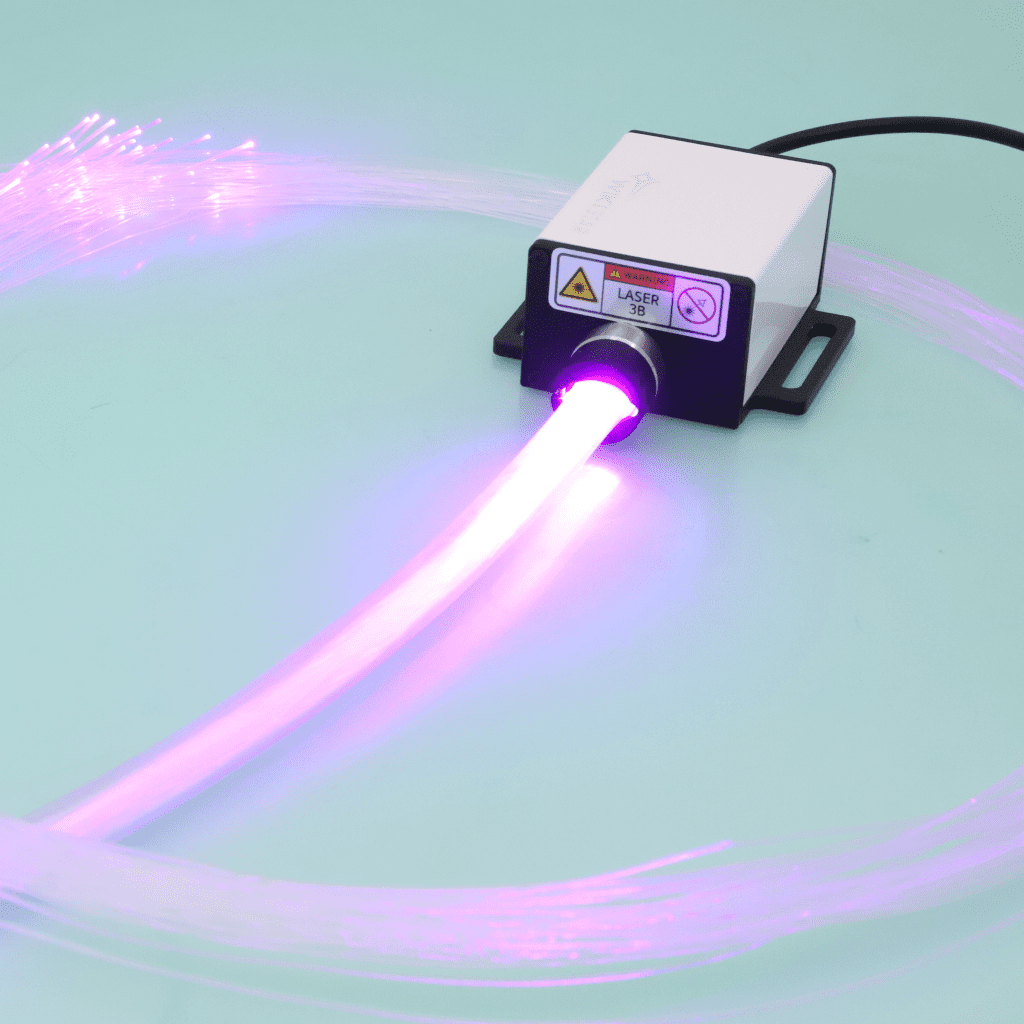 Mercury Series Laser Light Source, 10mm Bundle, RGB FiberFin