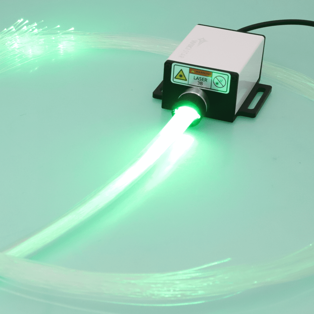 Mercury Series Laser Light Source, 10mm Bundle, RGB FiberFin