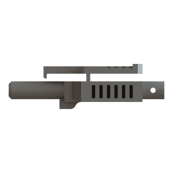 RedLink® Simplex Latching Connector, 1.5mm x 2.2mm, Versatile Link Compatible, Gray-9285