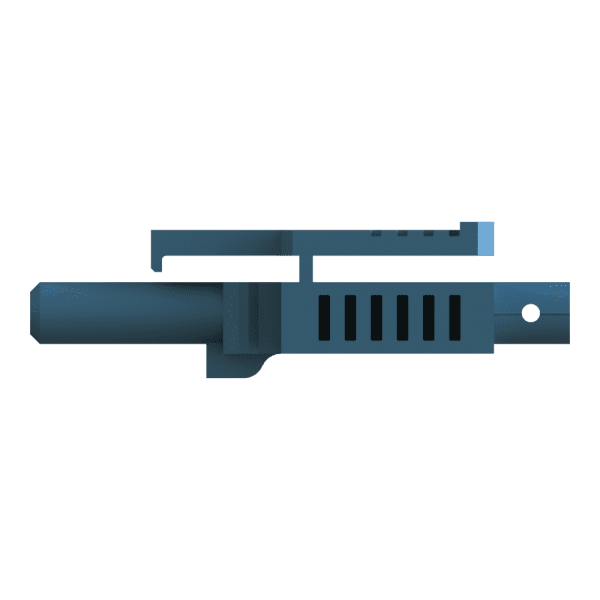 RedLink® Simplex Latching Connector, 1.5mm x 2.2mm, Versatile Link Compatible, Blue-9291